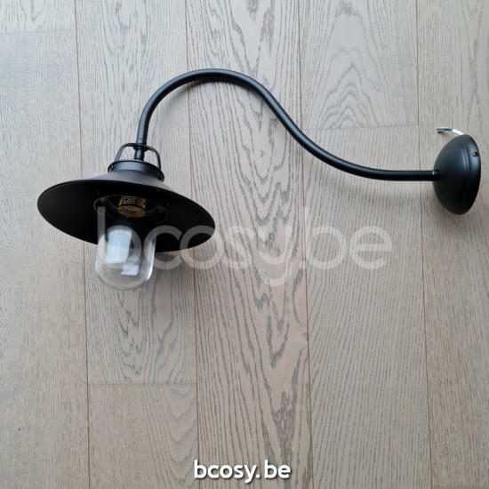 Marckdael outdoor wandlamp Billiardo-Biliardo Marckdael 51124-70-25-NE-OUT Billiardo zwart gepoederlakt outdoor wandlamp H 38cm VVD VDV Verl.