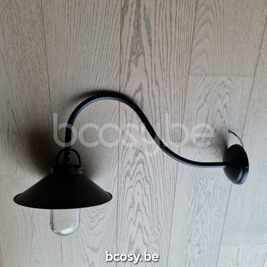 Marckdael VVD billiardo-biliardo zwart gepoederlakt outdoor wandlamp VVD VDV Verlichting van Dijck Dyck Markdaal.