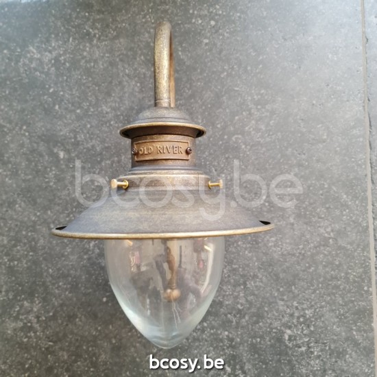 Marckdael outdoor wandlamp Billiardo-Biliardo Marckdael AL517-A1-20-OUT-AS AL517-A1-20-AS-OUT Billiardo antiek brass outdoor wandlamp H 35cm.