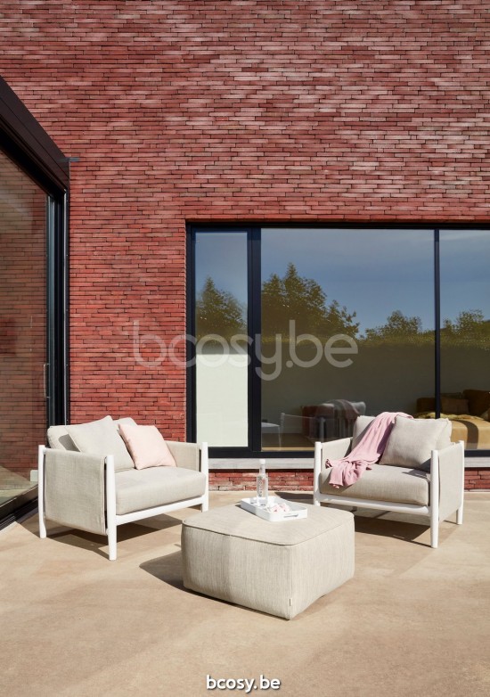 Diphano Switch Loungesets 1zit stof Aluminium Wit Weersbestendig Seagull.