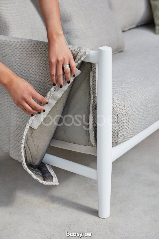 Diphano Switch Loungesets 2zit stof Aluminium Wit Weersbestendig Seagull.