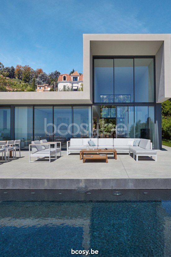 Diphano Landscape Modular garden outdoor outdoor footrests PCA White All Weather Shine.