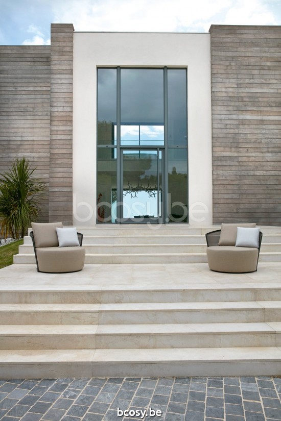 Diphano Cielo salons de jardin détente 1 place Aluminium Lava.