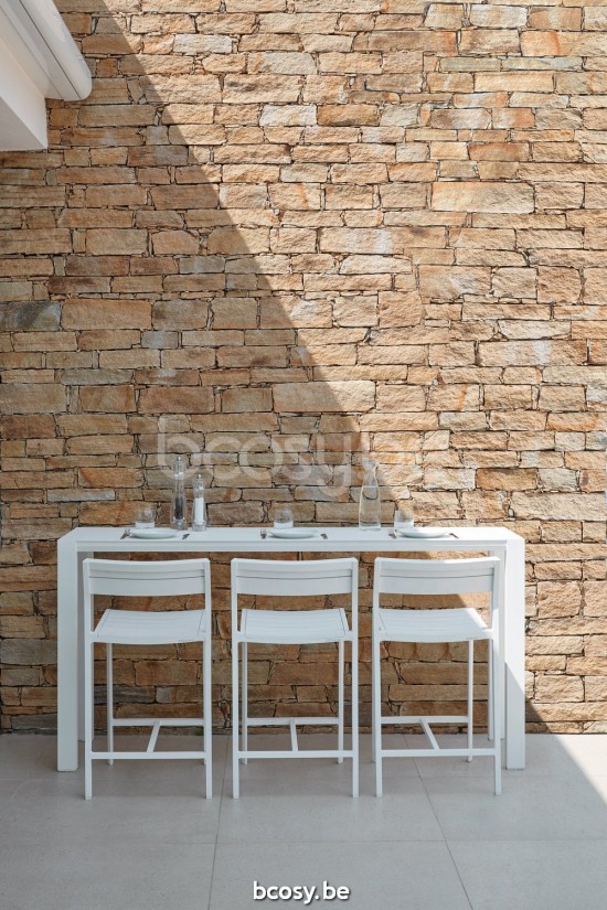 Diphano Metris barstoel 62h Aluminium Wit Frame.