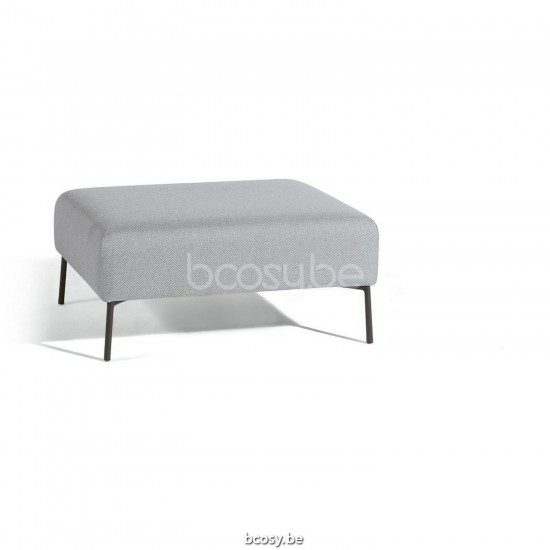 Diphano Coast Modular mittlere Fußstütze Aluminium Lava Gestell Stoff Wetterfest Silver.