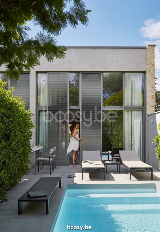 Diphano Alexa sun beds loungers PCA Lava Textylene Black.