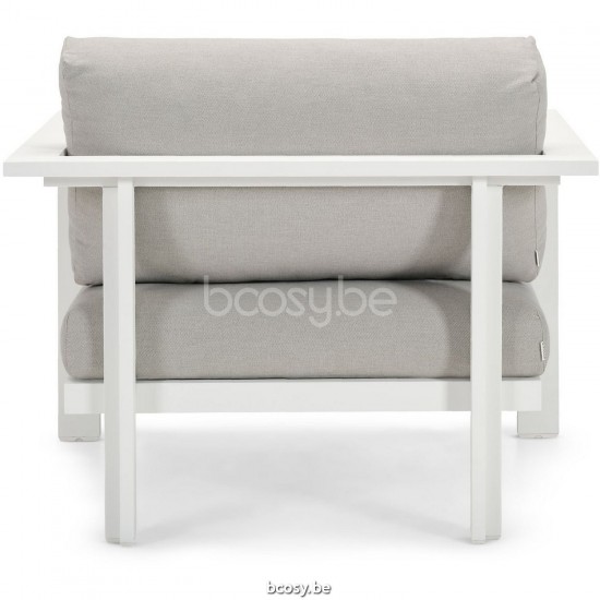 Diphano Cubic Lit de bain empilable Cadre Aluminium blanc.