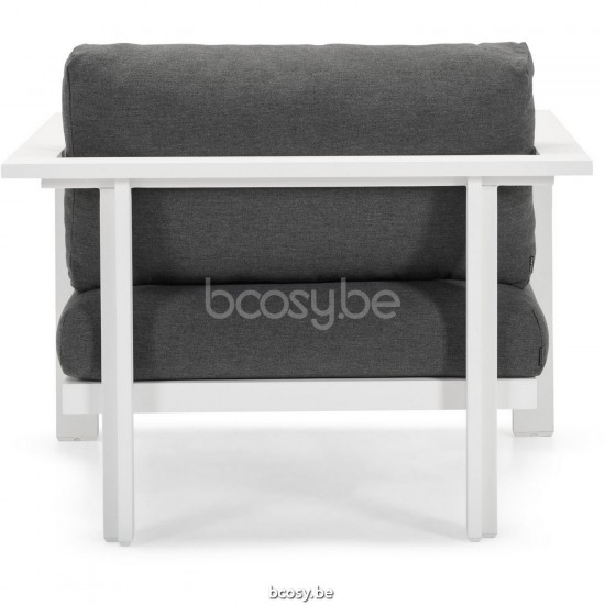 Diphano Cubic Lit de bain empilable Cadre Aluminium blanc.