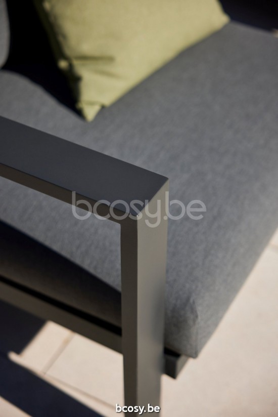 Diphano Cubic Loungesets 1zit Aluminium Lava.