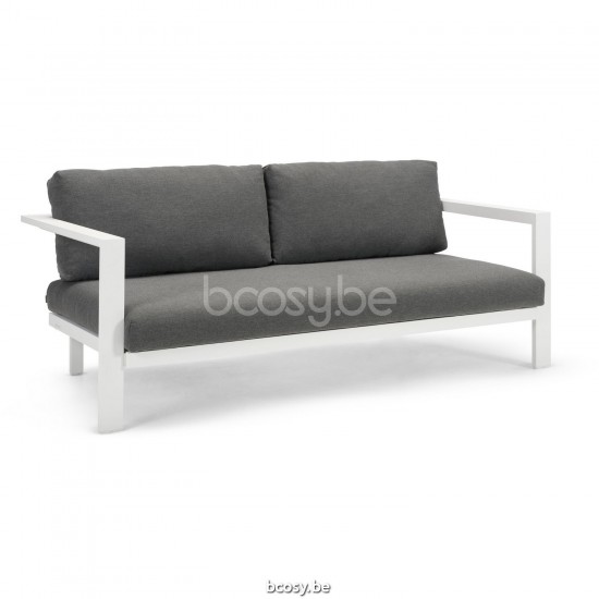 Diphano Cubic Modular Stapelbare 2,5-zits Aluminium Wit Frame.