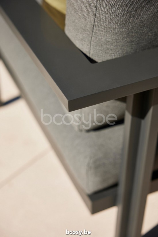 Diphano Cubic Modular Chaise longue 2,5 places empilable Cadre Aluminium Lava.