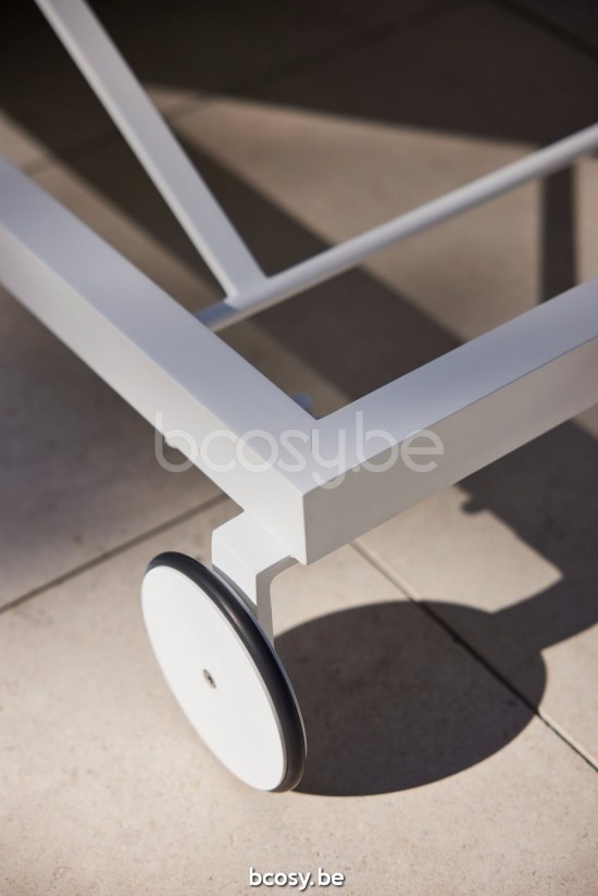 Diphano Cubic ligbedden zonnebedden Aluminium Wit.