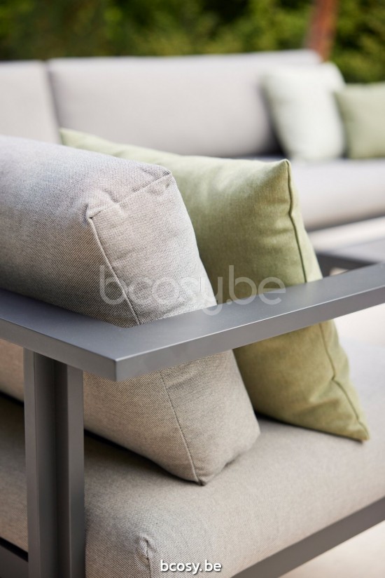 Diphano Cubic Modular modular garden outdoor lounge set loungeset in aluminium PCA Lava.