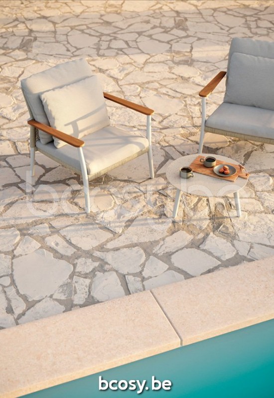 Diphano Ray garden outdoor lounge sets PCA White Rope Mineral 5mm.