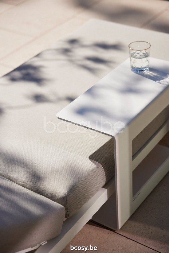 Diphano Easy-Fit garden outdoor coffee side tables B (54x26) white.