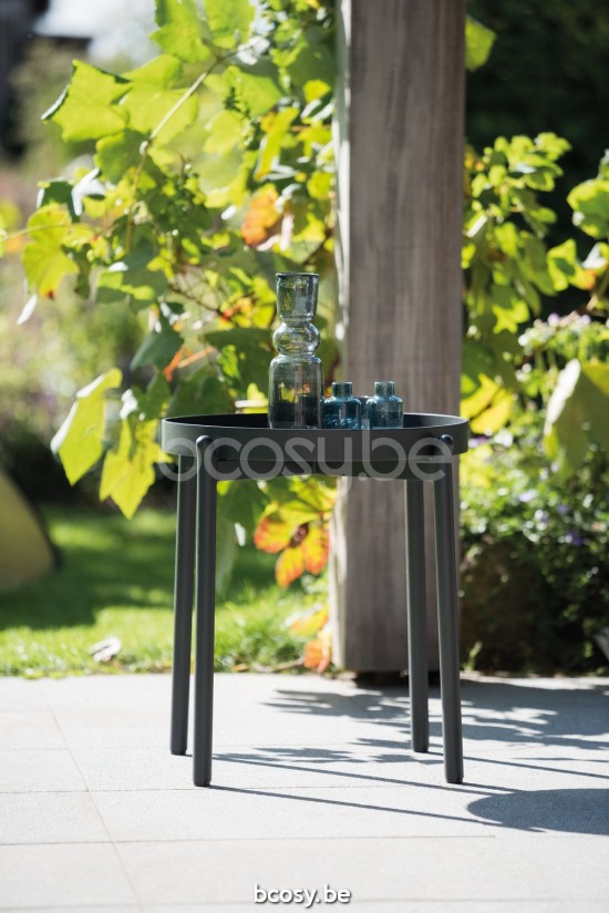 Diphano Omer dienblad tafel C (45xR) Aluminium Lava Frame.