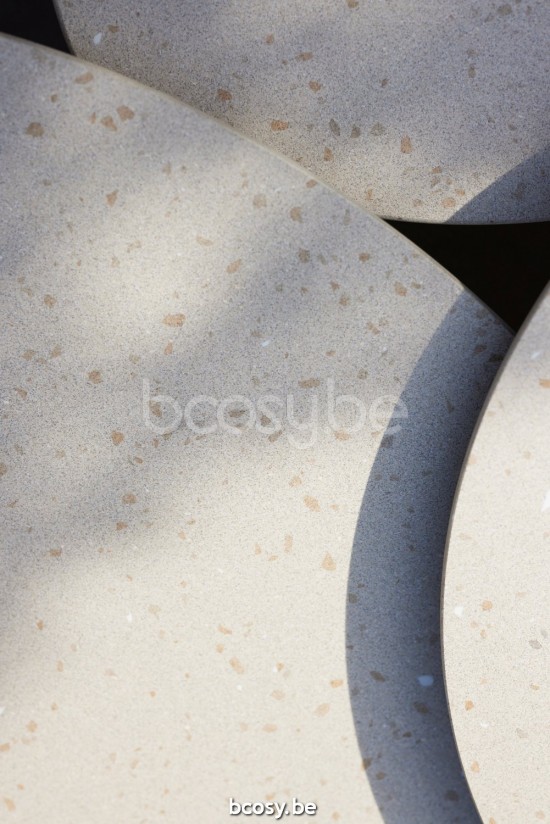 Diphano Ray garden outdoor coffee tables A 60xR (28,5h) PCA White.