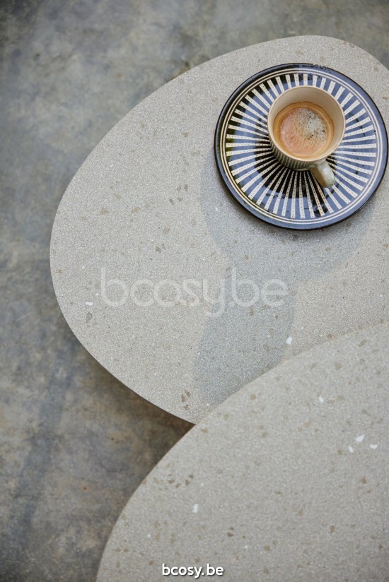 Diphano Ray garden outdoor coffee tables A 60xR (28,5h) PCA White.