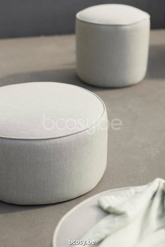 Diphano Easy-Fit tabouret rond 50xR Tissu imperméable Seagull.