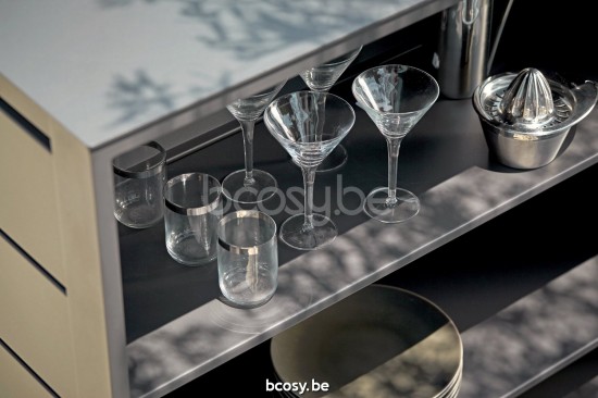 Diphano Metris bar H (130x52) Cadre Aluminium Lava.