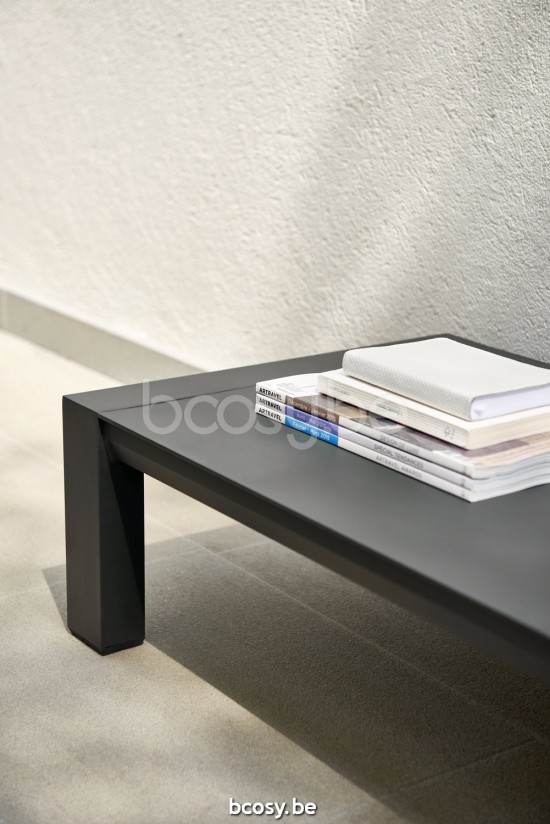 Diphano Metris salontafel S (180x50) Aluminium Lava Frame.