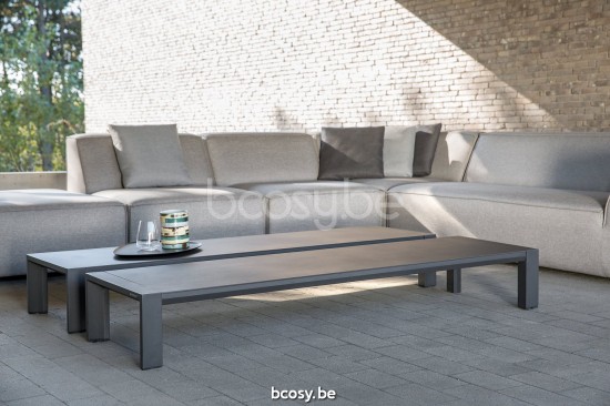 Diphano Metris table basse S (180x50) Cadre Aluminium Lava.