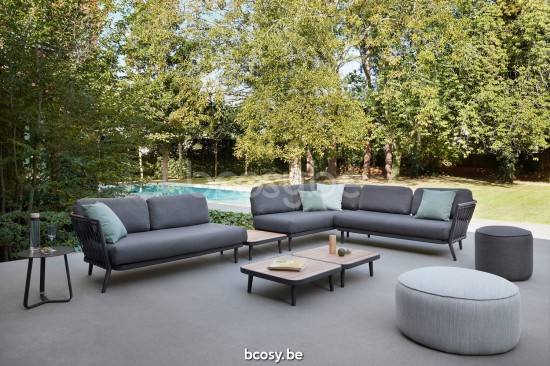 Diphano Diamond Modular garden outdoor coffee tables A teak (68x68) PCA Lava.