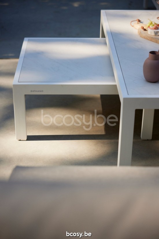 Diphano Cubic garden outdoor coffee tables A (65x65) PCA White.