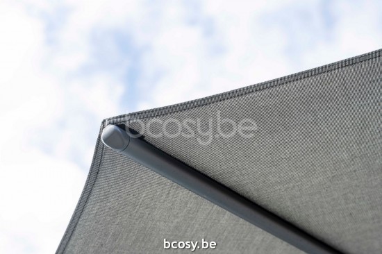 Jardinico AMALFI 300XR Runder Ampelschirm Anthrazit Mast Stoff Night Sunbrella.