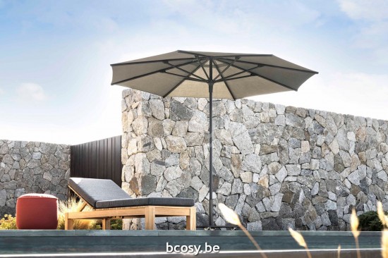 Garten.ag Brandstores Jardinico24 AMALFI Ampelschirm Mittelstocksonnenschirm Mittelstockschirm Teleskopschirm-300XR-Ø3-A30-C204.