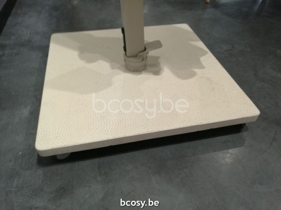 Jardinico ANTEGO Square Parasol Base 125kg Sandstone.