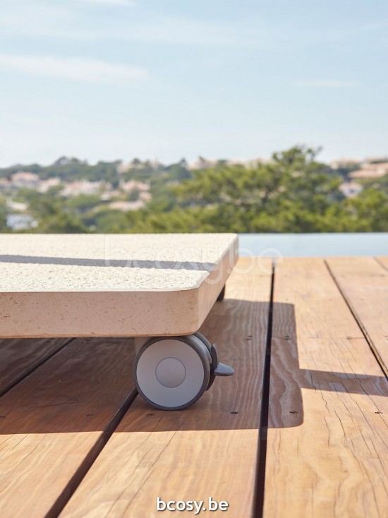 Jardinico ANTEGO Quadratischer Parasolfuss 125kg Sandstone.