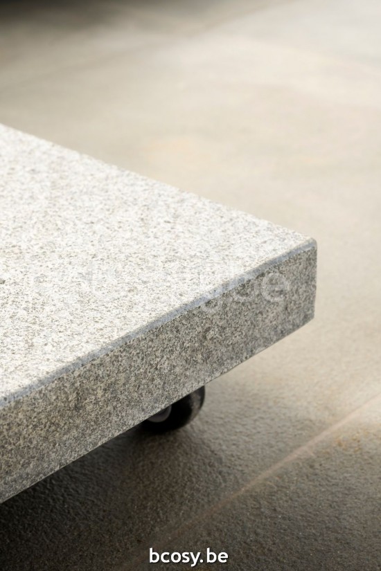 Jardinico AZORE Pied De Parasol 125kg Silk Grey Granite.