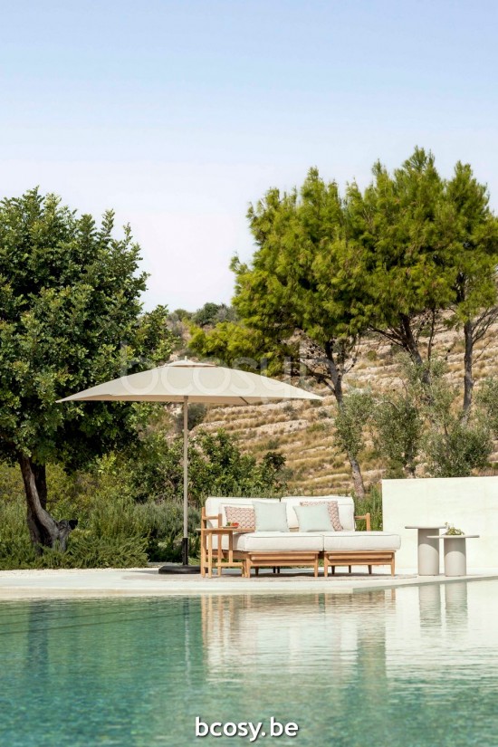 Jardinico COMO Table d'appoint organique gigogne Ø50x50 Mist EPS finished.