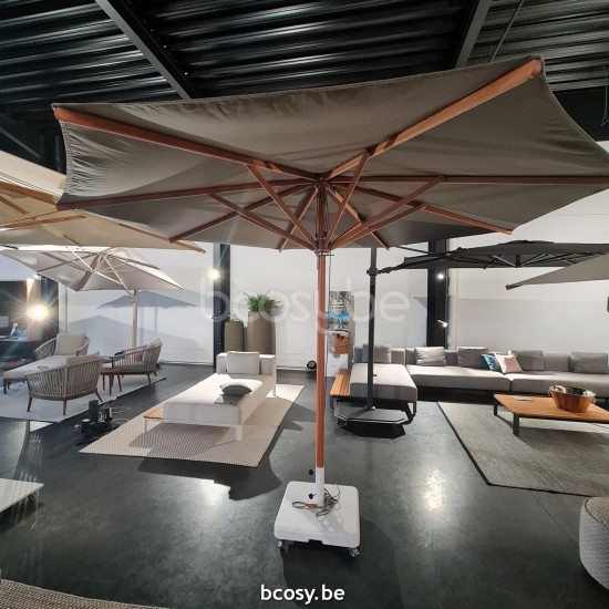 Garten.ag Brandstores Jardinico24 CUBA Ampelschirm Mittelstocksonnenschirm Mittelstockschirm Teleskopschirm-350XR-Ø3,5-W60-C301.