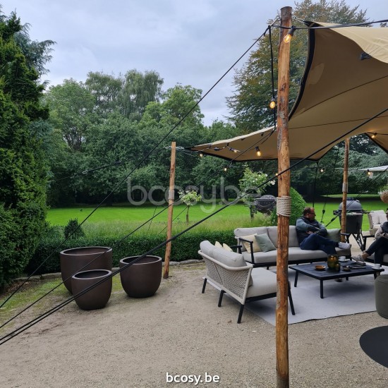 Jardinico CUMINO Jardinière Cumino Fiore set Ruggine.