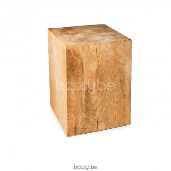 Jardinico DUNCAN Vierkante Blok 30x30x40H Teak.