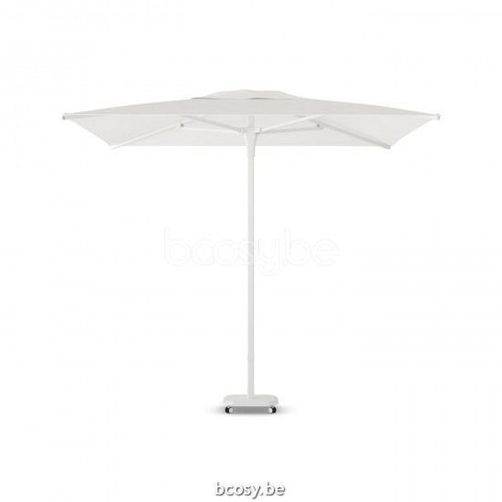 Jardinico JCP102 230x230 Vierkante Middenstam Parasol 2,3x2,3 Mast Wit Doek Pearl Sunbrella Plus Marine UFJCP.102 CARACTERE.