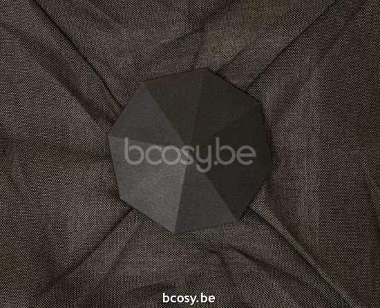 Jardinico CARACTERE JCP102 230x230 Square Central Pole Centerpost Parasol Umbrella 2,3x2,3 Pole Mast Post Charcoal Powder Coated Aluminium| Canopy-fabrics Onyx Sunbrella Plus Marine.