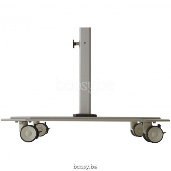 Jardinico CARACTERE JCP302 260x260 Square Sidepost Cantilever Free Pole Mast Floating Parasol 2,6x2,6 Pole Mast Post White Powder Coated Aluminium| Canopy-fabrics Cotton Sunbrella Plus Marine.