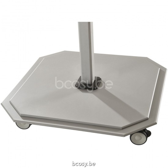 Jardinico JCP302 260x260 Quadratischer Freiarmschirm Weisser Mast Stoff Mooncrest Sunbrella Plus Marine.