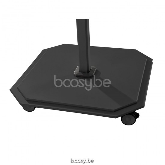 Jardinico JCP302 260x260 Square Cantilever Parasol Pole Charcoal Canopy Onyx Sunbrella Plus Marine.