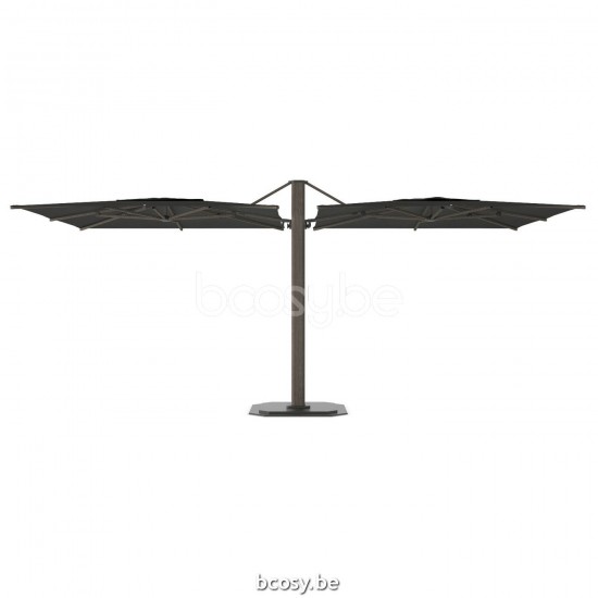 Garten.ag Brandstores Jardinico24 JCP601 Zentralmast Freiarmschirme Kombination 2 Frei Hängende Sonnenschirme-2x300x300-2x3x3-A10-C210.