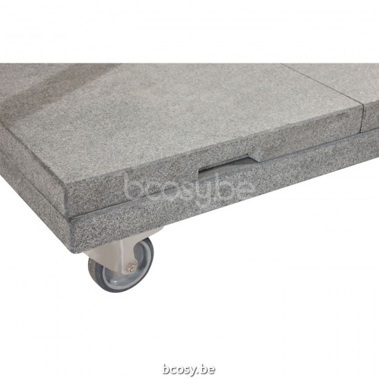 Jardinico LIMA Pied De Parasol 300 kg Silk Grey Granite.