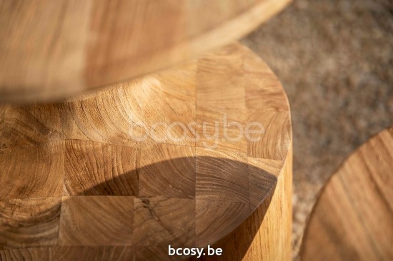 Jardinico KOBE Round Side Table Ø 50 Teak.