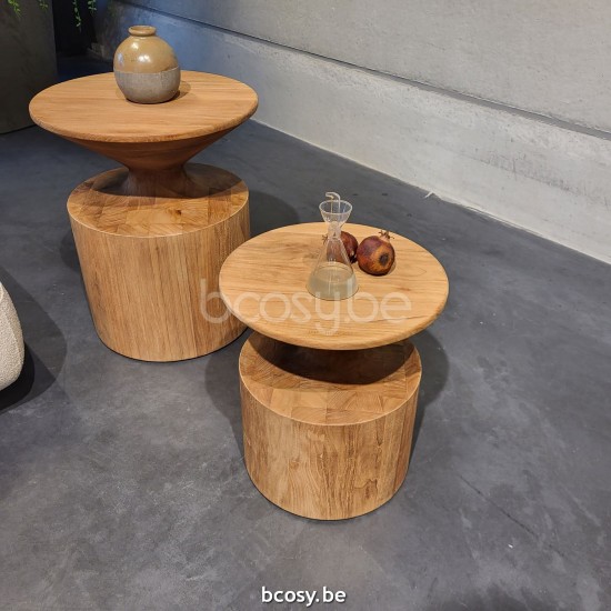 Jardinico KOBE Round Side Table Ø 50 Teak.