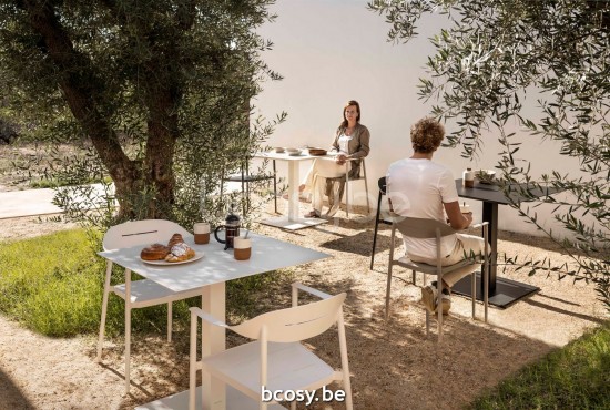 Jardinico KUDOS BISTRO Aussensessel Gartensessel gartenstuhl gartenstuehle mit armlehne.