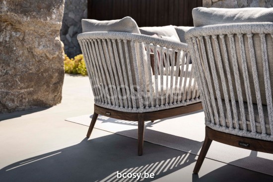 Jardinico LEGNA Fauteuil De Jardin 1p Sable Teck - cream Cream.