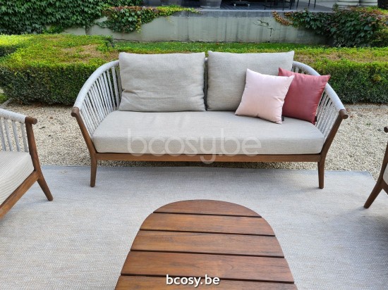 Jardinico LEGNA Gartenloungegarnitur Gartencouch Loungegruppe.