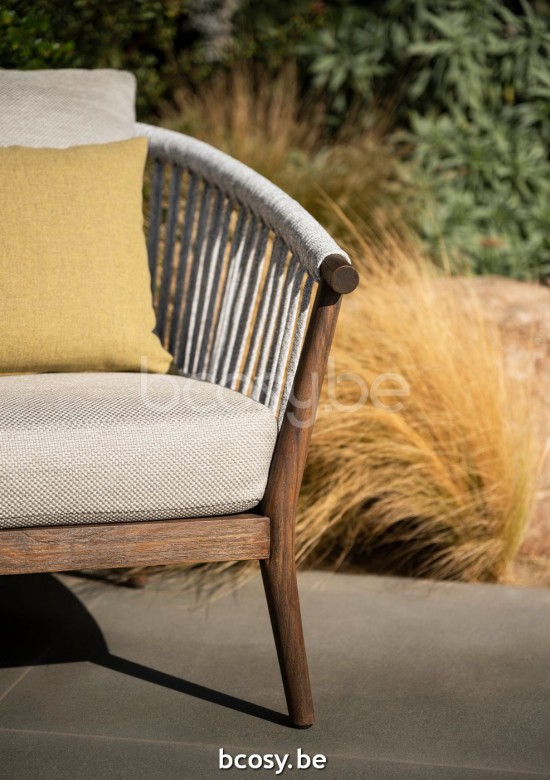 Jardinico LEGNA Gartencouch Sable Teakholz - cream Cream.
